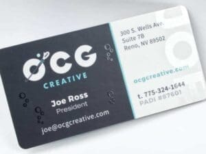 Specialty Business Card for Trade Show